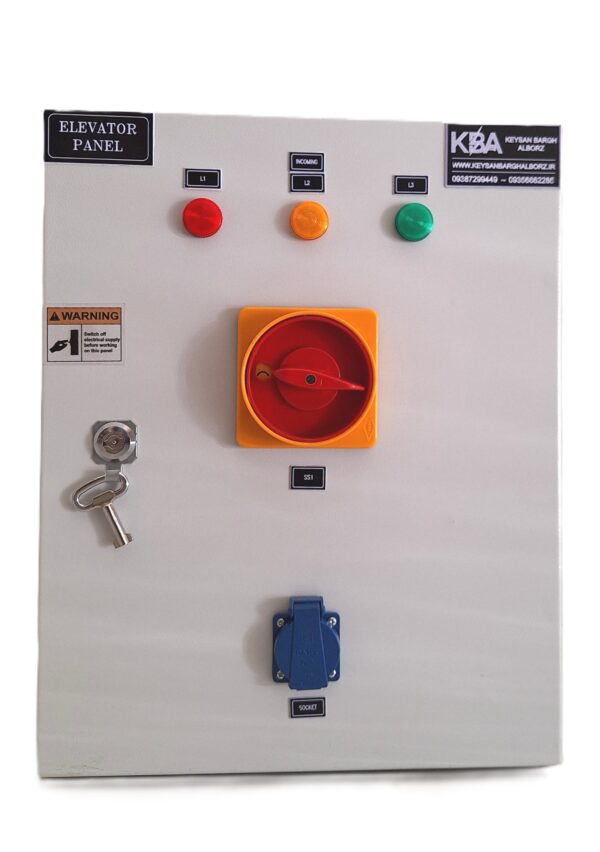 تابلو برق قدرت سه فاز آسانسور